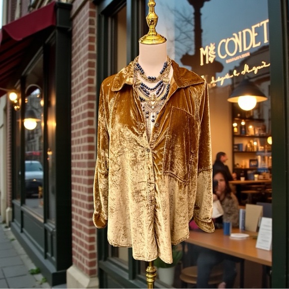 We The Free Tops - We the Free Night Sky Velvet Tunic